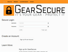 Tablet Screenshot of gearsecure.net